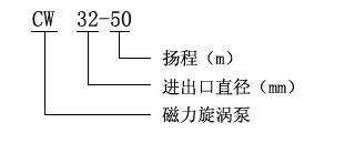 CW型磁力驅(qū)動(dòng)旋渦泵