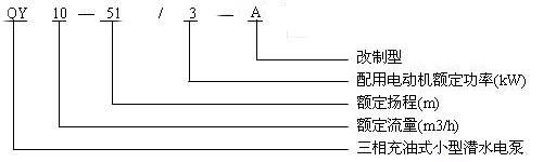 QY型充油式潛水電泵